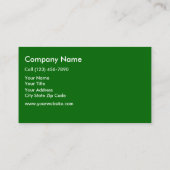 Residentieel landschapsontwerp visitekaartje (Achterkant)