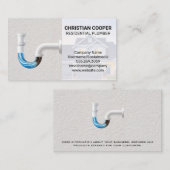 Residentieel Loodgieter | Verstoptte Leidingen Visitekaartje (Voorkant / Achterkant)