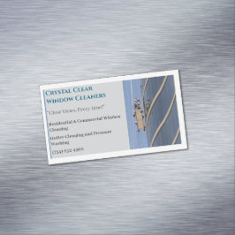 Residentiële commerciële reinigingsruitenreiniger magnetisch visitekaartje