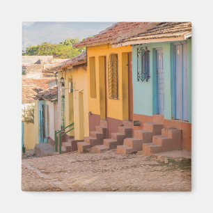 Residentiële huizen, Trinidad, Cuba Magneet
