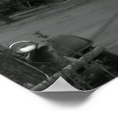 RESIDENTIËLE OLIEDRILLING IN KILGORE TEXAS c. 1935 Poster (Hoek)