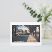 Residentiële scène op Riverside Drive Briefkaart (Staand voorkant)