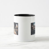 Residentiële scène op Riverside Drive Mok (Midden)