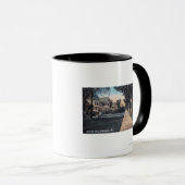 Residentiële scène op Riverside Drive Mok (Voorkant rechts)