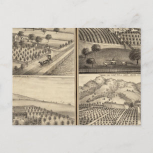 Residenties van Edward Jennings, Alfred Symonds Briefkaart