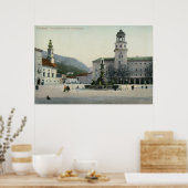 Residenzplatz Salzburg, Oostenrijk Poster (Keuken)