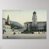 Residenzplatz Salzburg, Oostenrijk Poster (Voorkant)