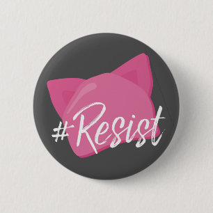 #resiist roze pet voor vrouwen - Anti-Donald Trump Ronde Button 5,7 Cm