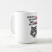 Resilience, self-worth, and independence koffiemok (Voorkant links)