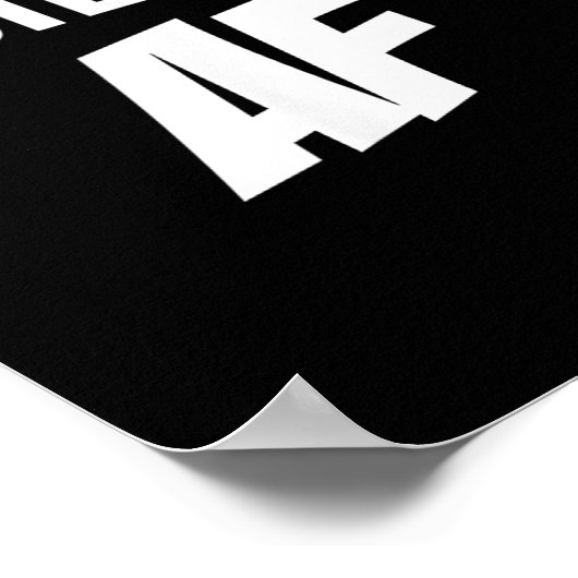 Resilient Af Strong Insrational Motivation Poster (Hoek)