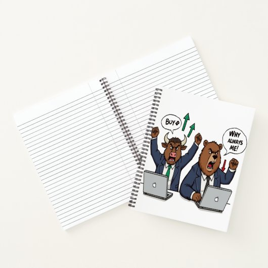 Resilient Bear Market Notebook Notitieboek (Binnen)