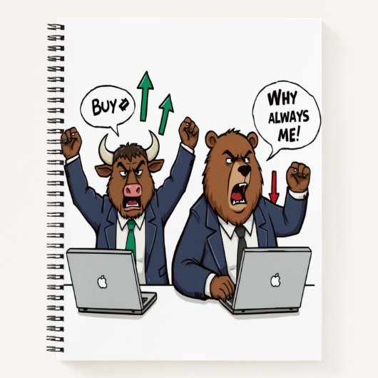 Resilient Bear Market Notebook Notitieboek (Voorkant)