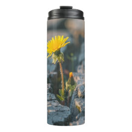 Resilient Dandelion Insulated Travel Tumbler Thermosbeker