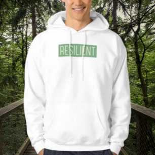 RESILIENT Hoodie – Gebouwd om te stijgen, gemaakt