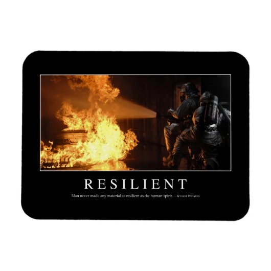 Resilient: Inspirerend prijsopgave Magneet (Horizontaal)