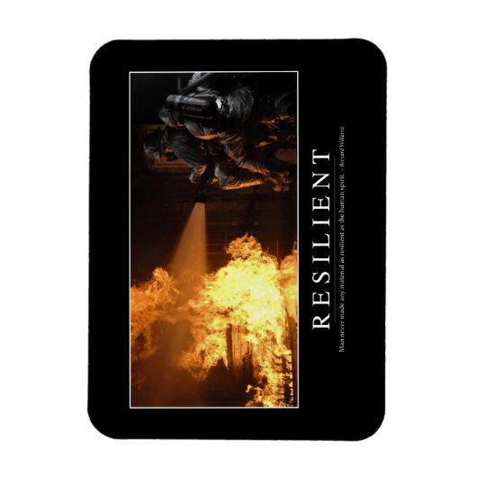 Resilient: Inspirerend prijsopgave Magneet (Verticaal)