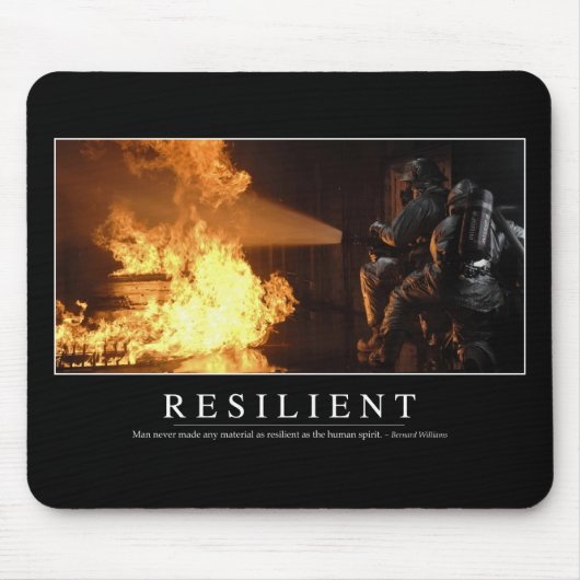 Resilient: Inspirerend prijsopgave Muismat (Voorkant)