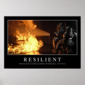 Resilient: Inspirerend prijsopgave Poster (Voorkant)