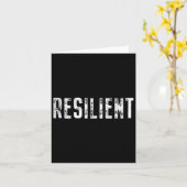 Resilient Mental Strength Self-esteem Motivation R Kaart (Gele Bloem)