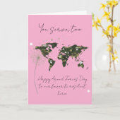 Resilient Military Child Armed Forces Day Kaart (Gele Bloem)