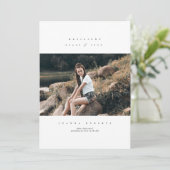 Resiliënte klasse van 2020 Serif Afstuderen Kaart (Staand voorkant)