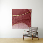 Resin art, dark red marsala abstract background. E Wandkleed (In Situ (horizontaal))