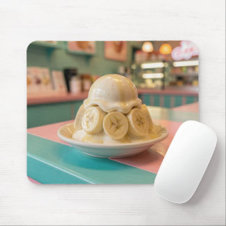 Resin Banana Sundae | Retro Ice Cream Shop Muismat