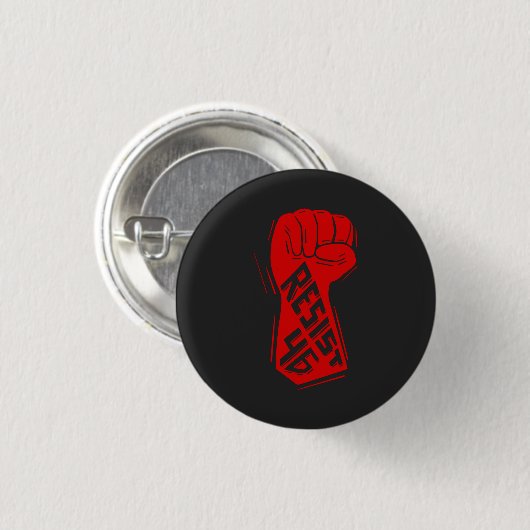Resist 46 gelookte eerste anti-Biden Ronde Button 3,2 Cm (Voorkant /achterkant)