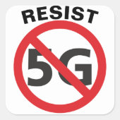 Resist 5G sticker (Voorkant)