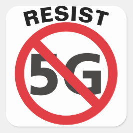 Resist 5G sticker