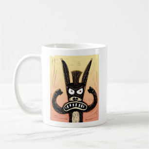 "RESIST!" Angry Donkey Coffee Mok