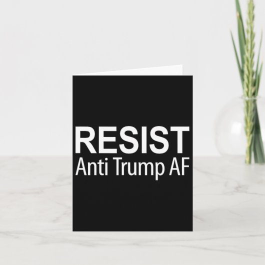 Resist - Anti Trump AF - Kaart (Voorkant)