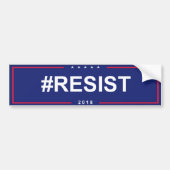 #RESIST Anti Trump Bumpersticker 2018 (Voorkant)