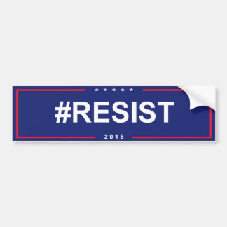#RESIST Anti Trump Bumpersticker 2018