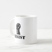 Resist, antitrump koffiemok (Voorkant links)