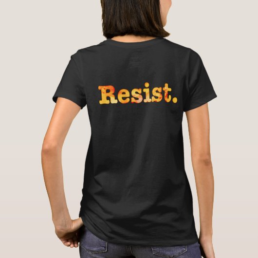 Resist. Apparel T-shirt (Achterkant)