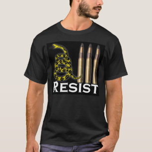Resist Armor-Piercing 30.06 Snake Black T-shirt