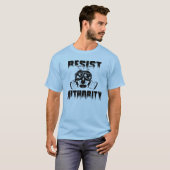 Resist Authority - Anti-Nwo T-shirt (Voorkant volledig)