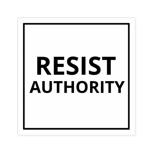 Resist Authority Rubberstempel (Afrduk)