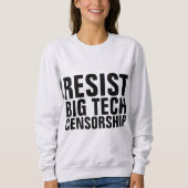 RESIST BIG TECH CENSORSHIP T-Shirts (Voorkant)