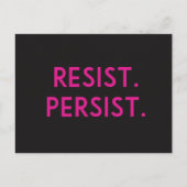 Resist. Blijft. Briefkaart (Voorkant)