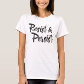 Resist Blijft het Moderne Shirt van het Manuscript (Voorkant)