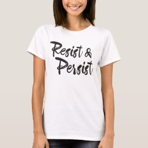 Resist Blijft het Moderne Shirt van het Manuscript
