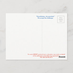 #RESIST Briefkaart—JULY TREVOR Briefkaart