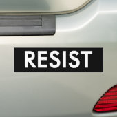 RESIST Bumper sticker (Op auto)