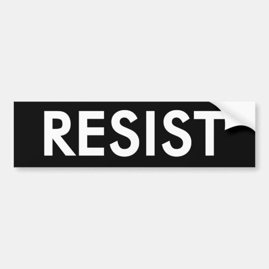 RESIST Bumper sticker (Voorkant)