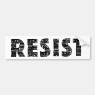 RESIST Bumpersticker