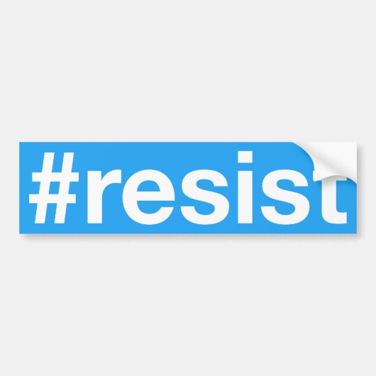 #resist bumpersticker (Voorkant)