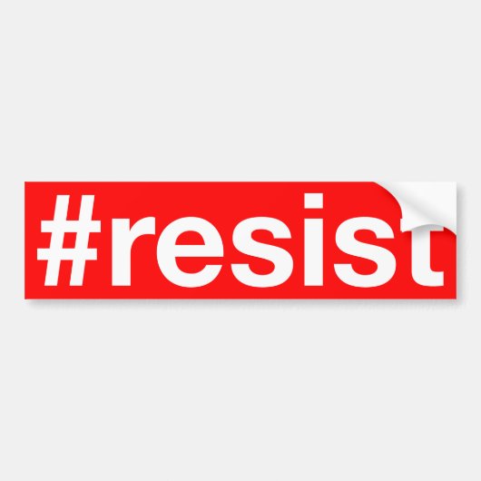 #resist bumpersticker (Voorkant)