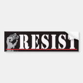 "Resist"-Bumpersticker Bumpersticker (Voorkant)